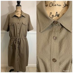 Plus Size Button Down Dress